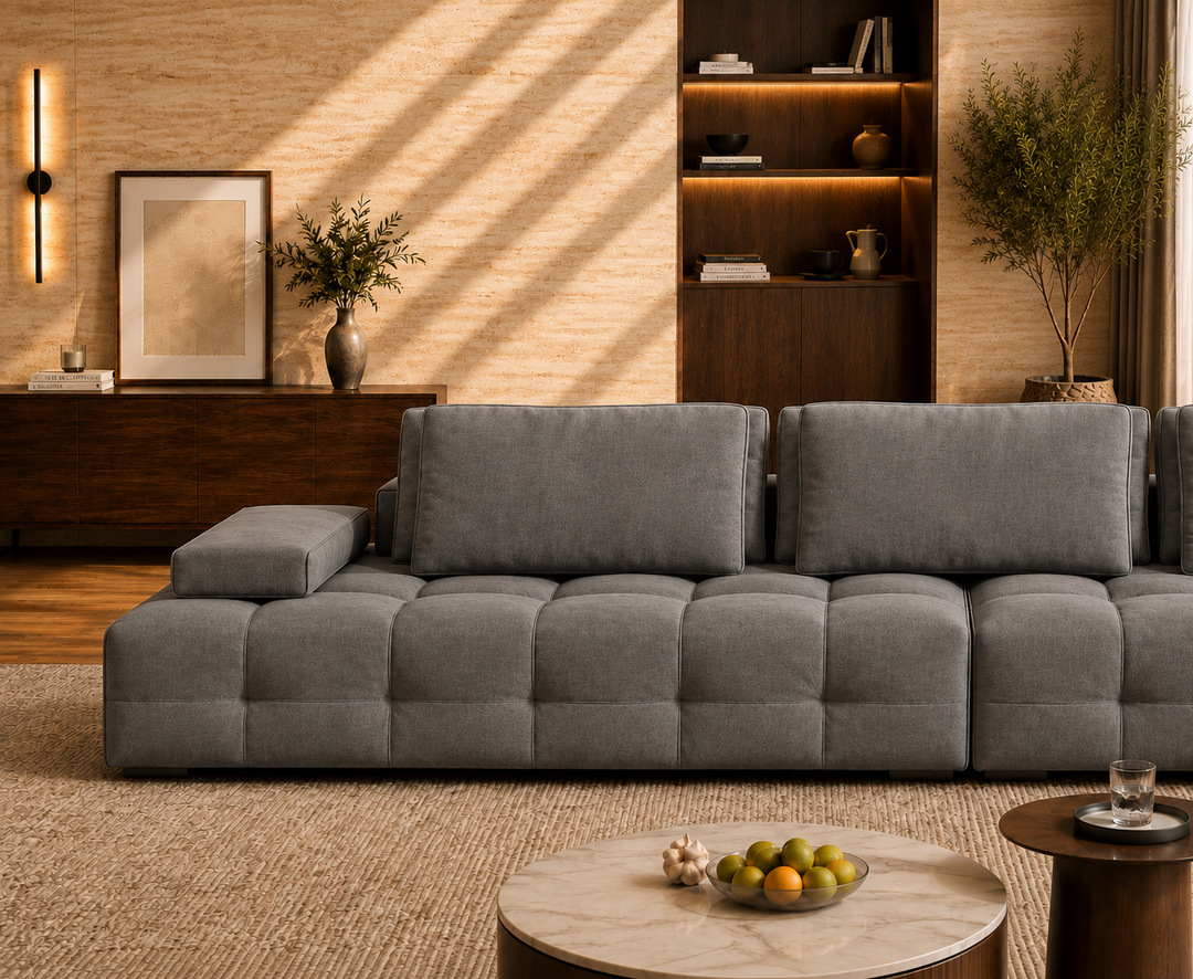 Beaumont 3-Seater Sofa (Grey)