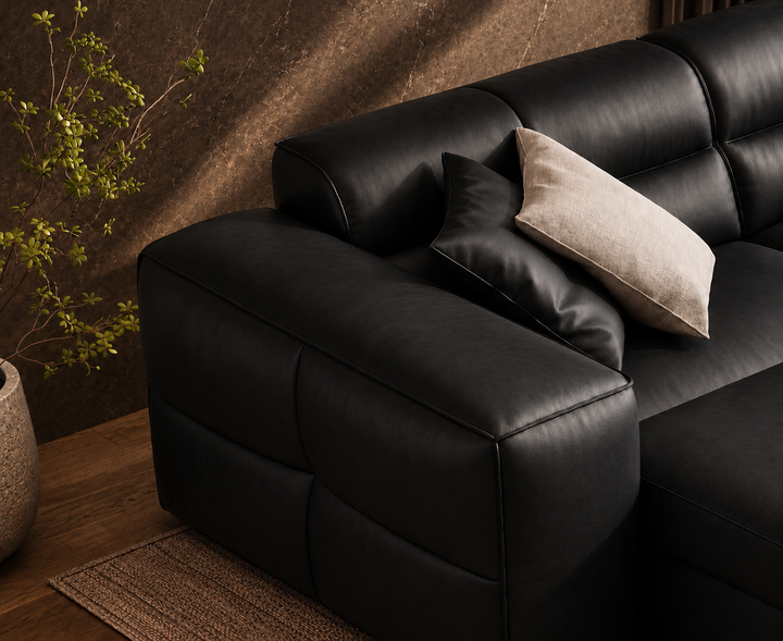 Montford Recliner Sofa (Black)