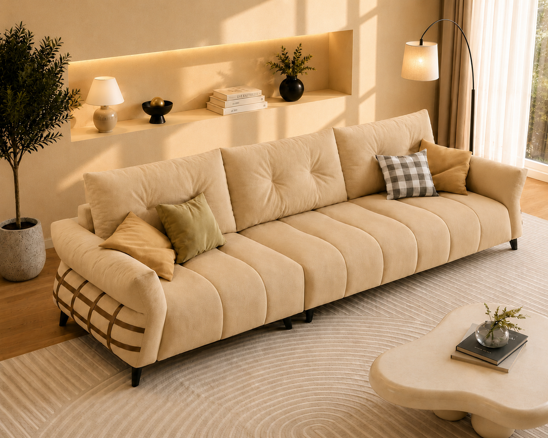 Kensington 3-Seater Sofa (Olive)