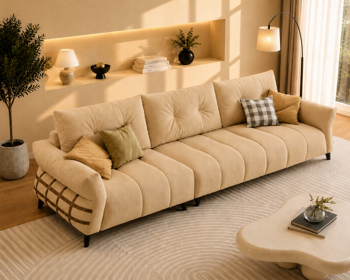 Kensington 3-Seater Sofa (Olive)