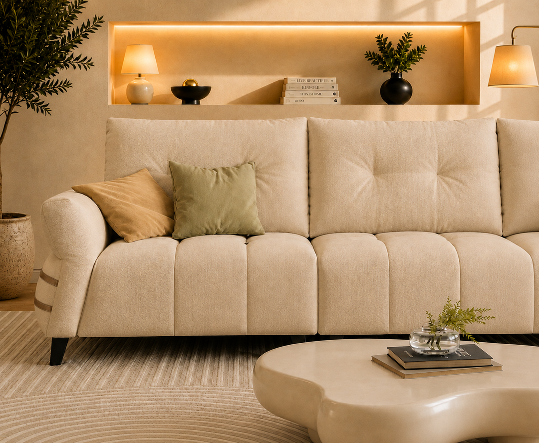 Kensington 3-Seater Sofa (Olive)
