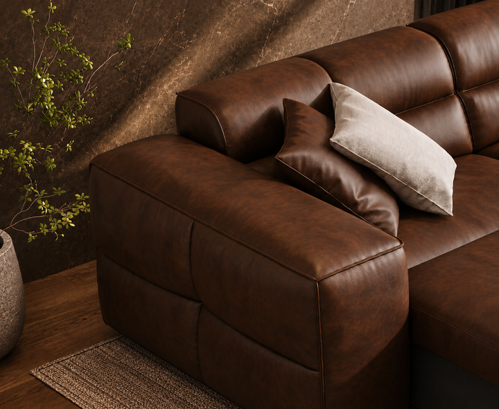 Montford Recliner Sofa (Brown)