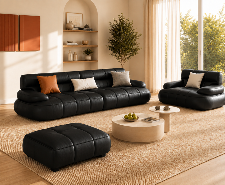 Ashford 3-Seater Sofa (Black)