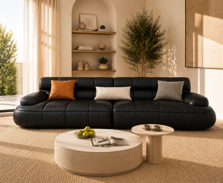 Ashford 3-Seater Sofa (Black)