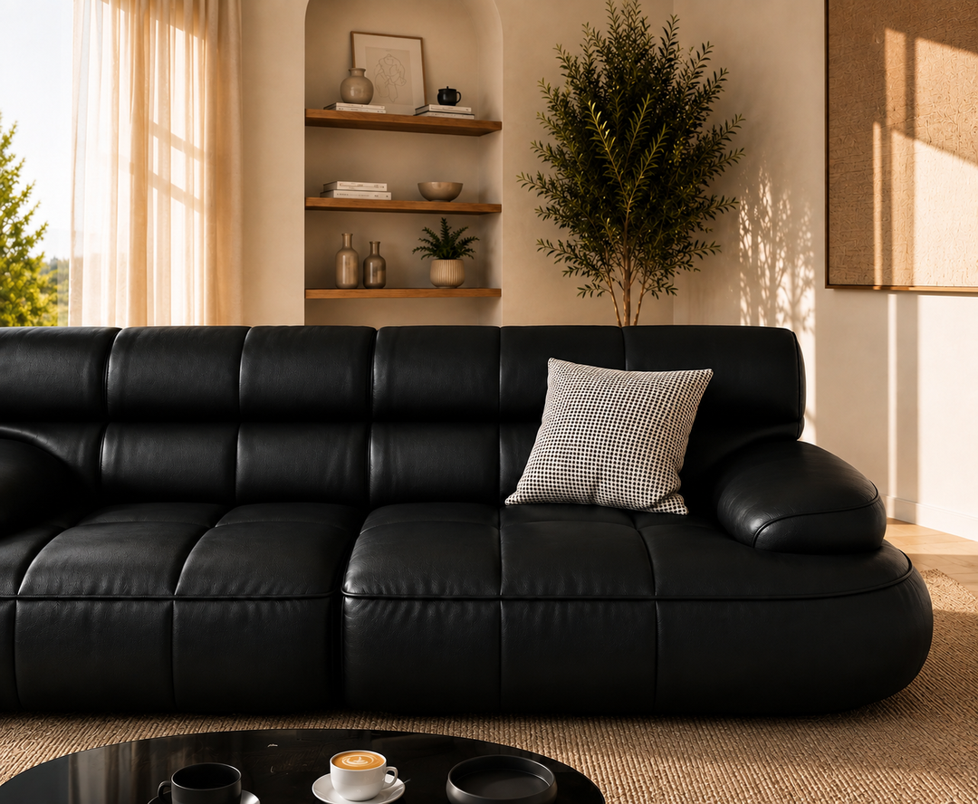 Ashford 3-Seater Sofa (Black)