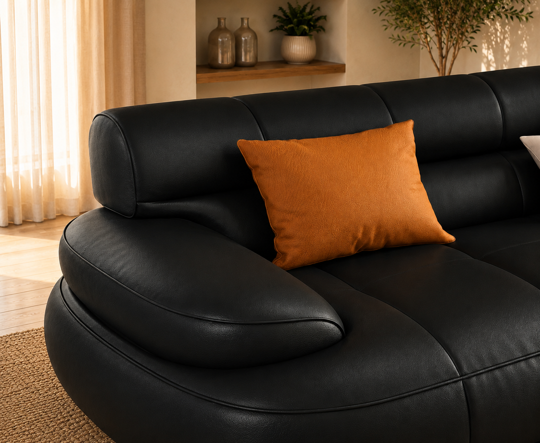 Ashford 3-Seater Sofa (Black)