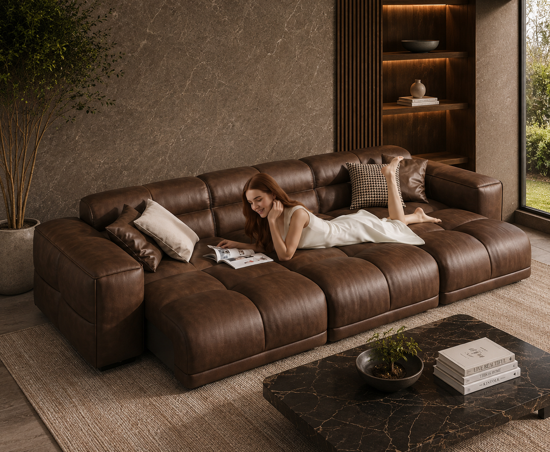 Montford Recliner Sofa (Brown)
