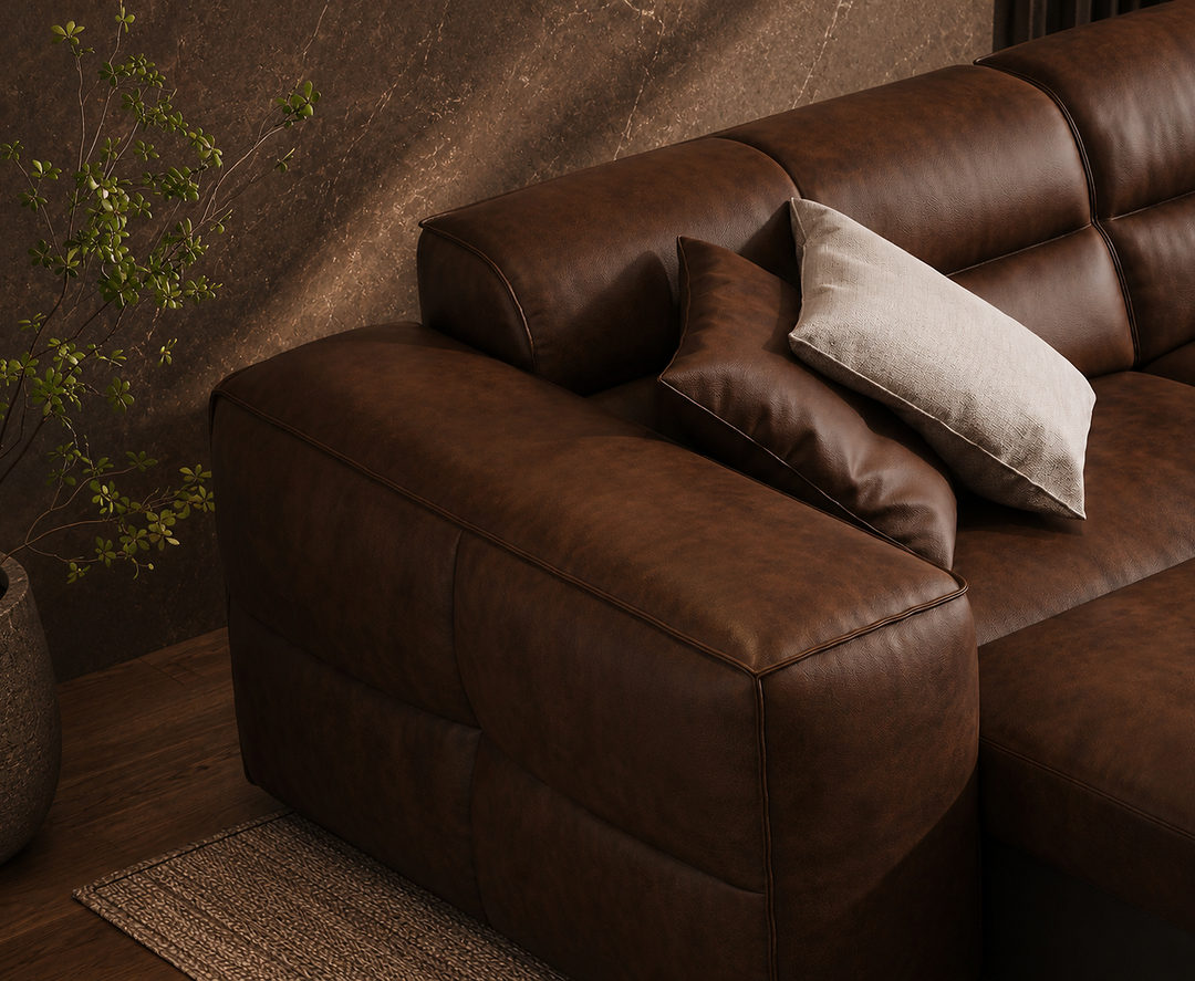 Montford Recliner Sofa (Brown)