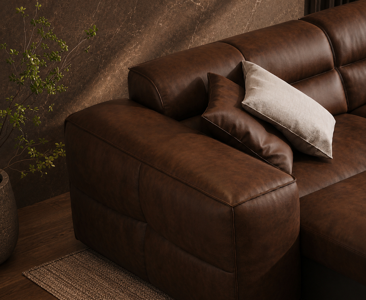 Montford Recliner Sofa (Brown)