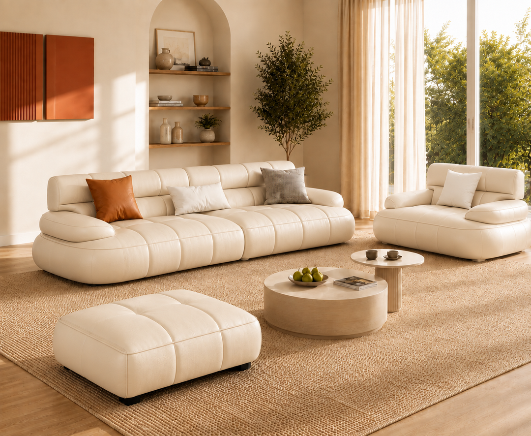 Ashford 3-Seater Sofa (Cream)