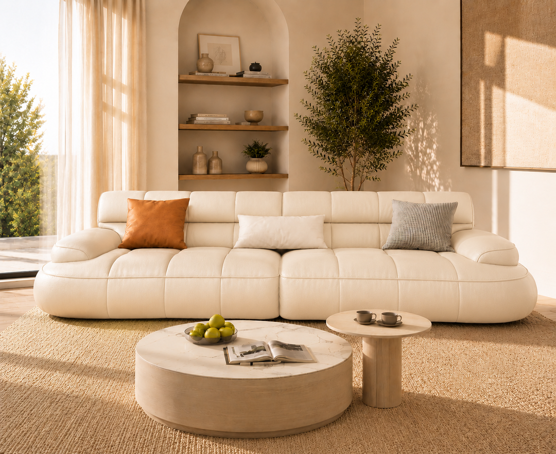 Ashford 3-Seater Sofa (Cream)