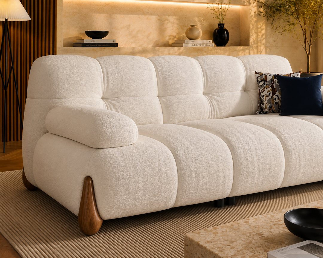 Langford 3-Seater Sofa (Cream)