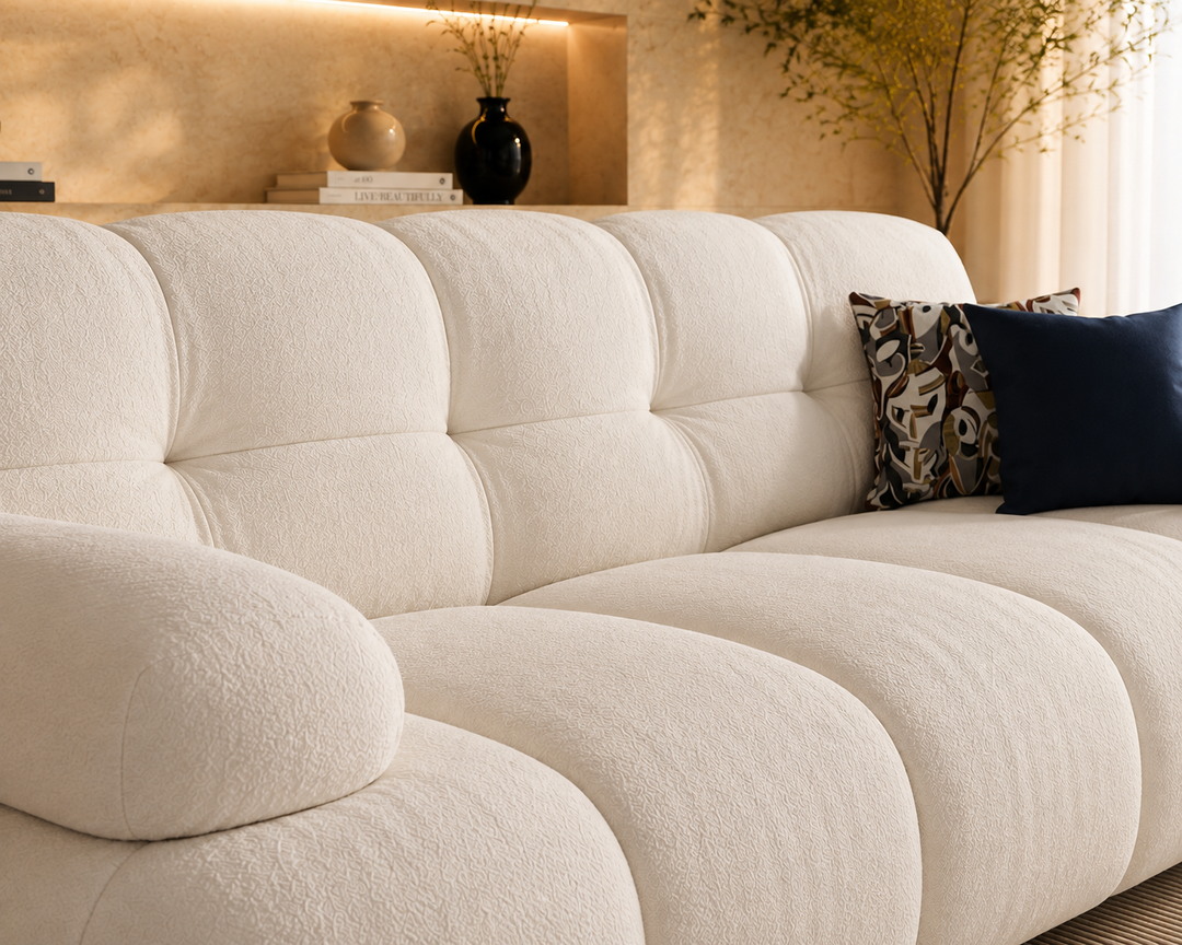 Langford 3-Seater Sofa (Cream)