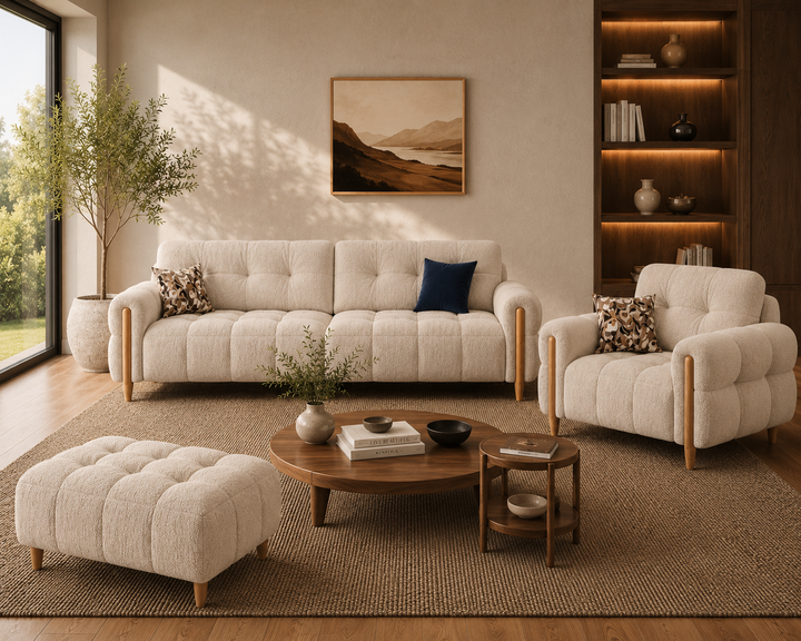 Westbury 3-Seater Sofa (Cream)