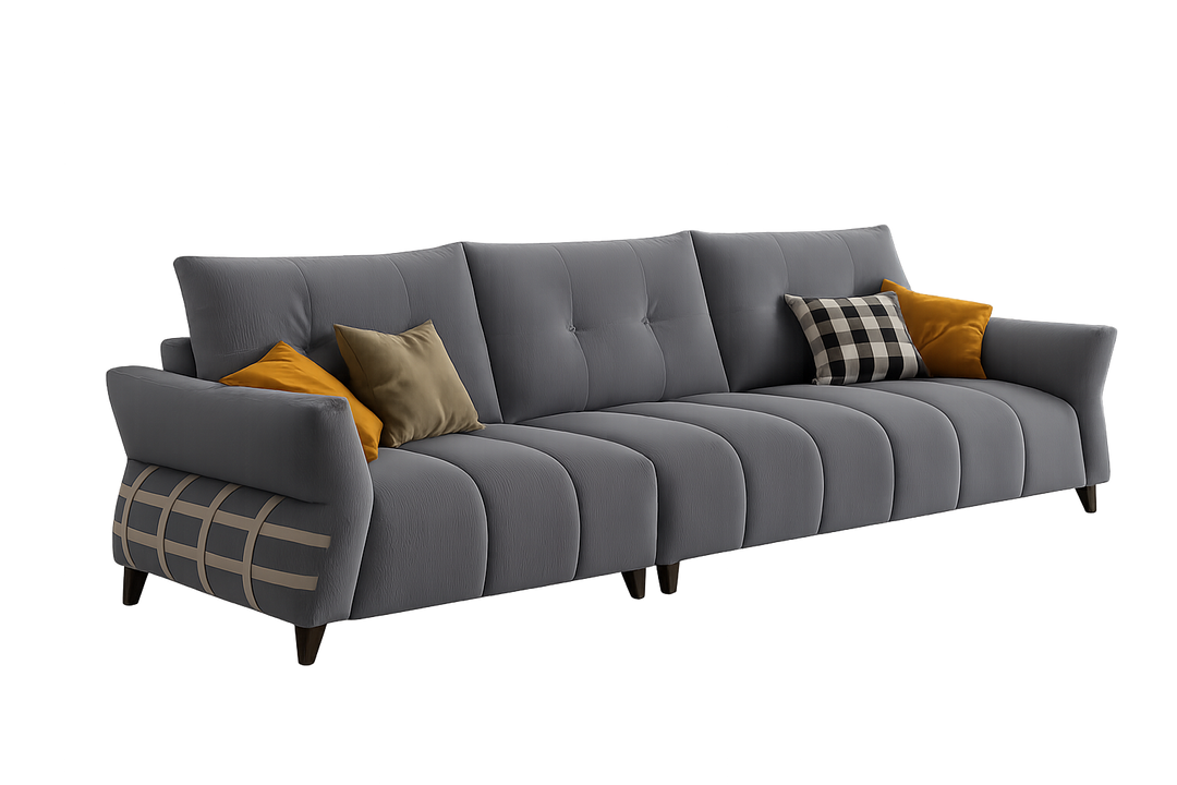 Kensington 3-Seater Sofa (Dark Grey)