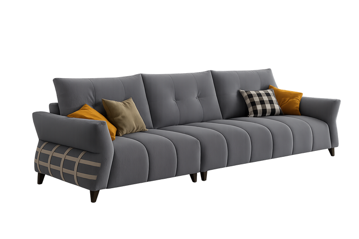 Kensington 3-Seater Sofa (Dark Grey)
