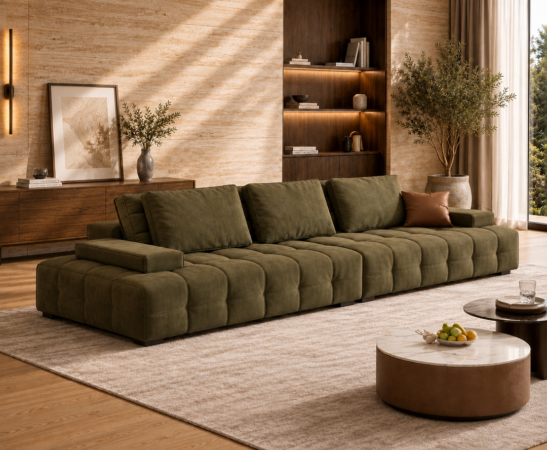 Beaumont 3-Seater Sofa (Green)