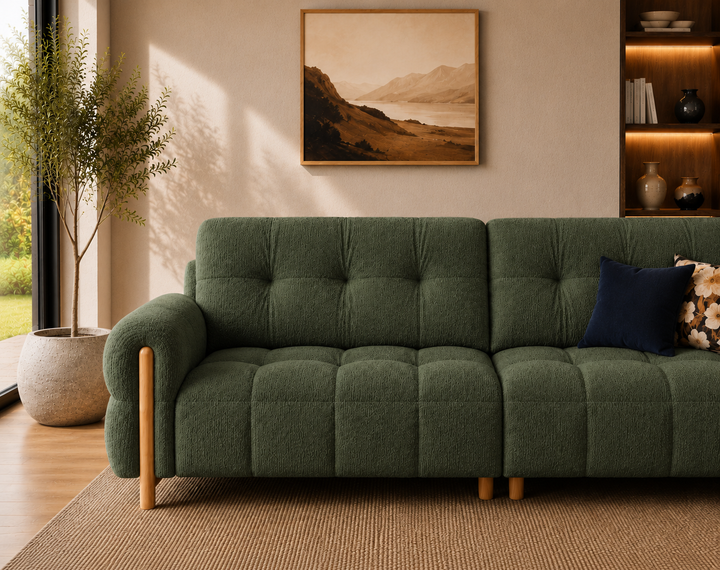 Westbury 3-Seater Sofa (Dark Green)