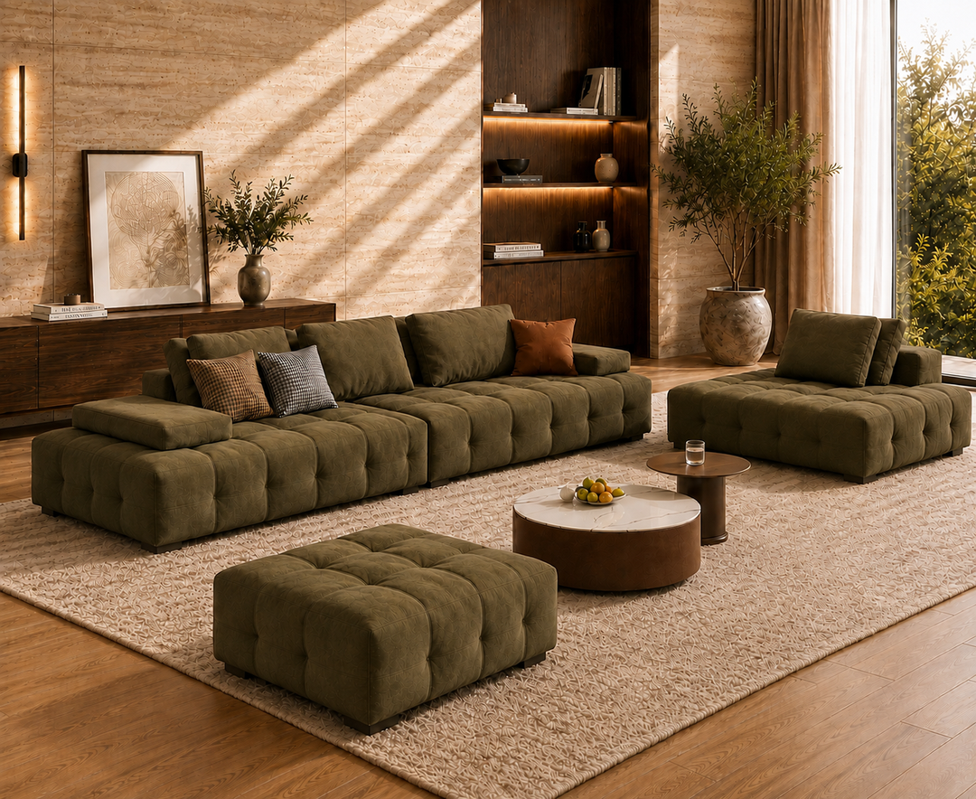 Beaumont 3-Seater Sofa (Green)