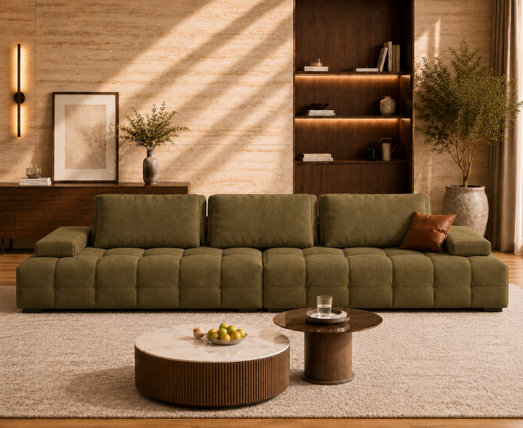 Beaumont 3-Seater Sofa (Green)