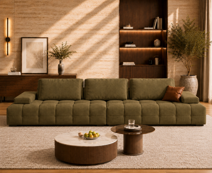 Beaumont 3-Seater Sofa (Green)