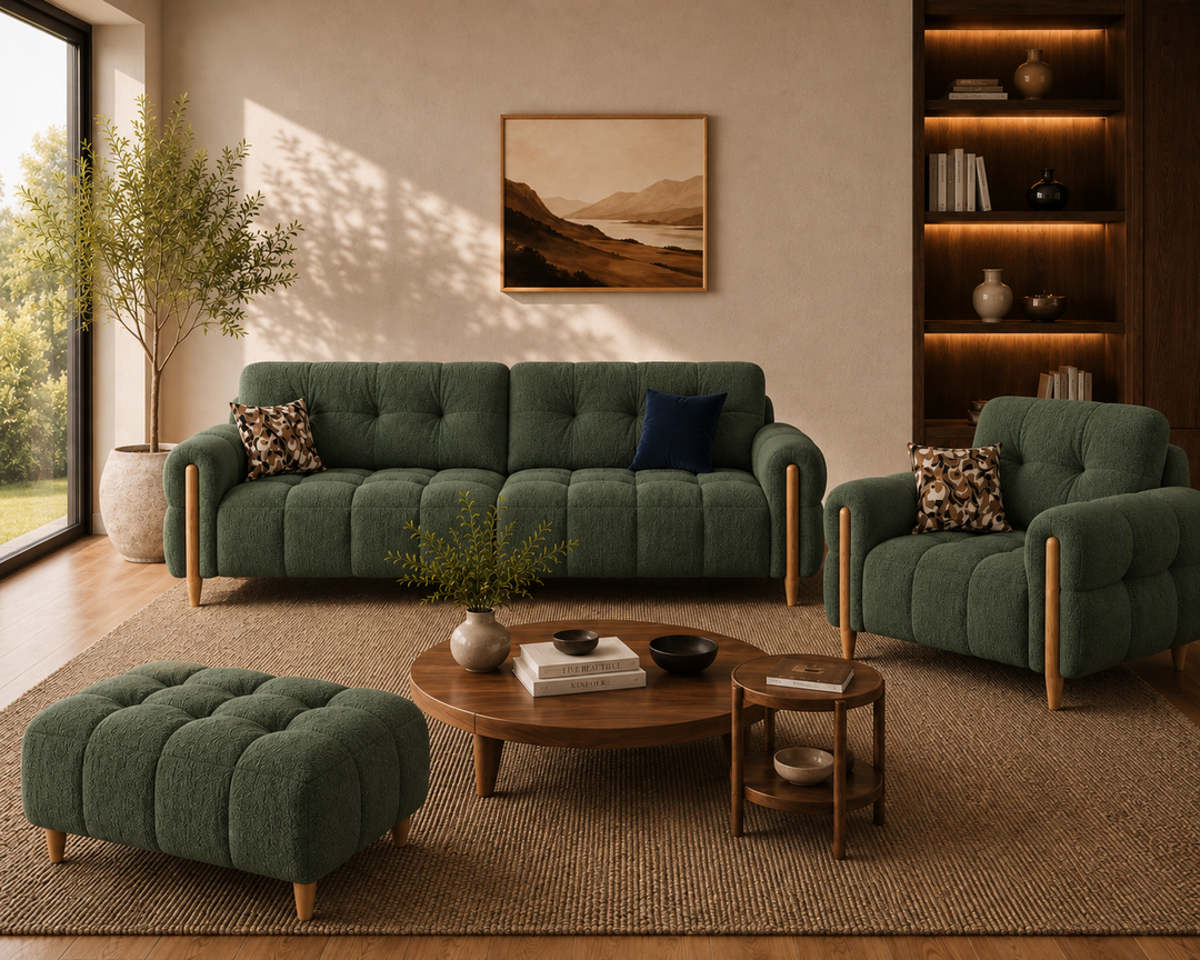 Westbury 3-Seater Sofa (Dark Green)