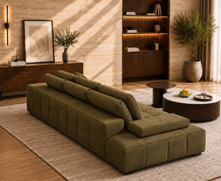 Beaumont 3-Seater Sofa (Green)