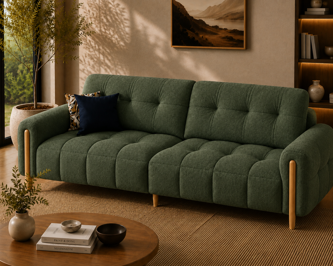 Westbury 3-Seater Sofa (Dark Green)