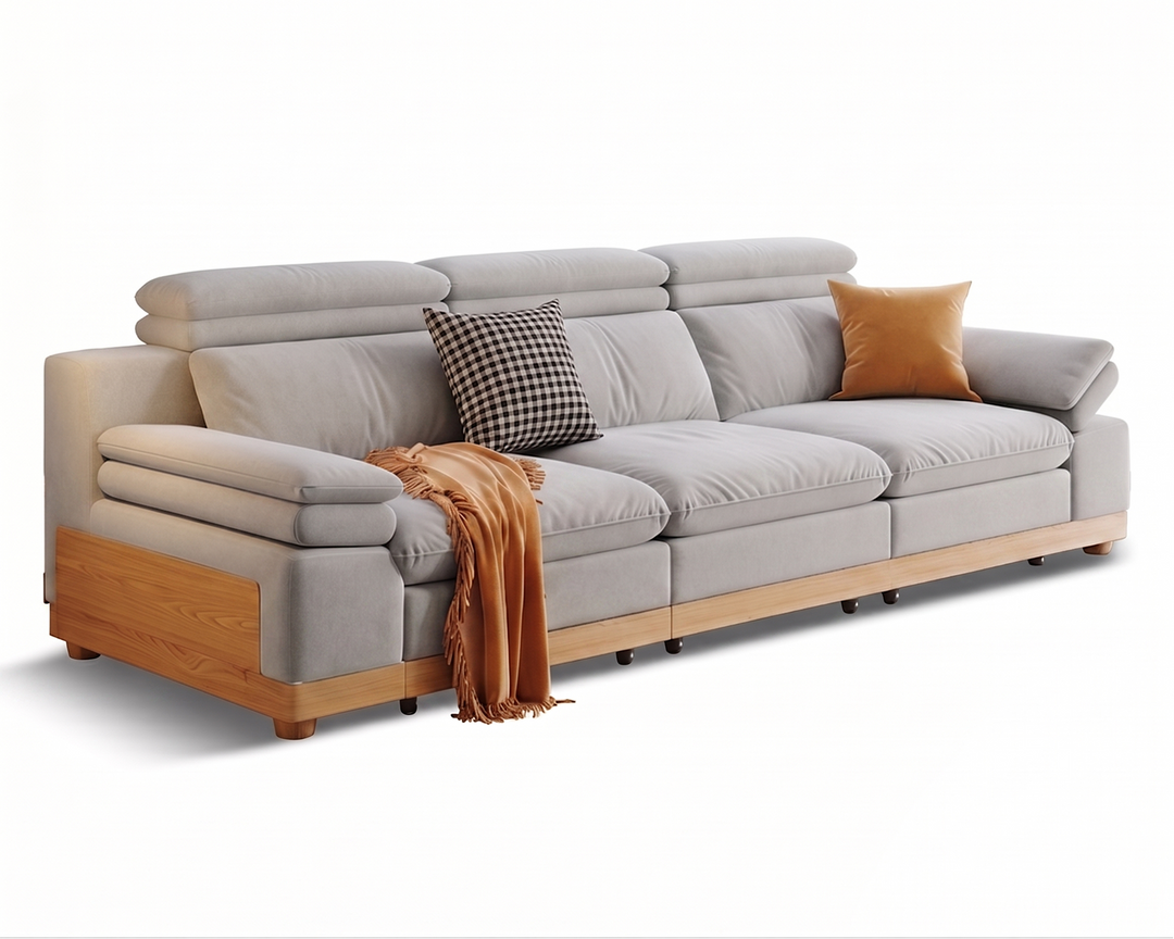 Stratford Recliner Sofa (Grey)