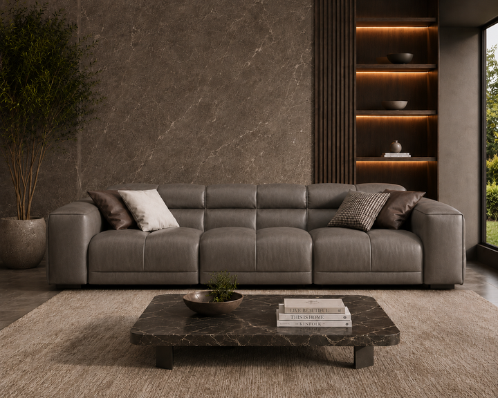 Montford Recliner Sofa (Grey)