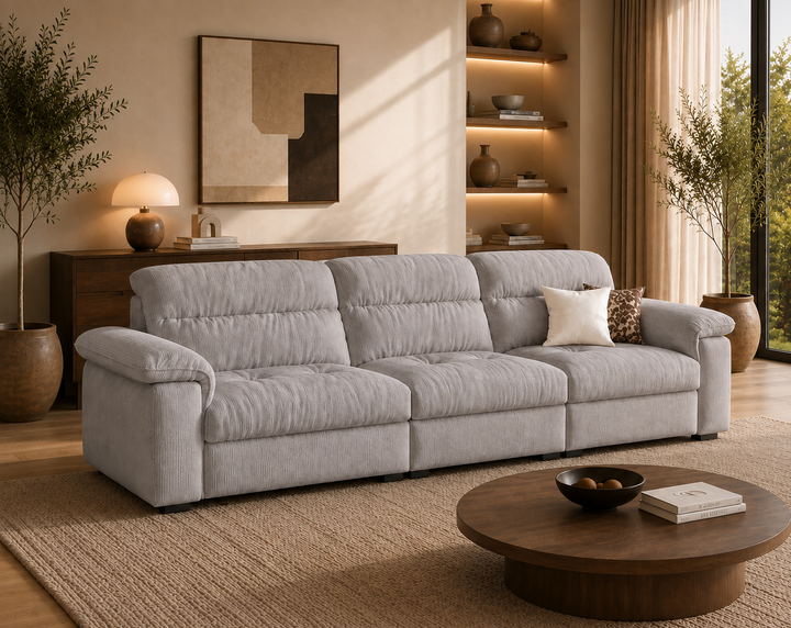 Hawthorne 3-Seater Sofa (Grey)