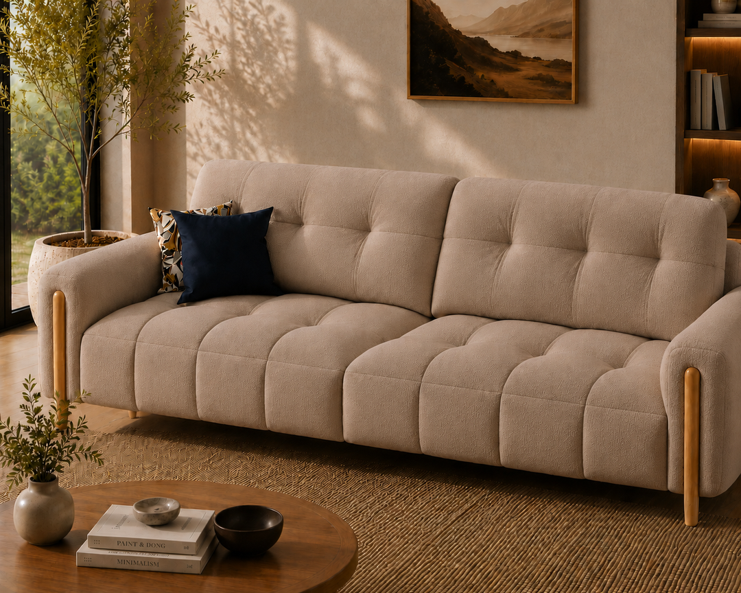 Westbury 3-Seater Sofa (Beige)