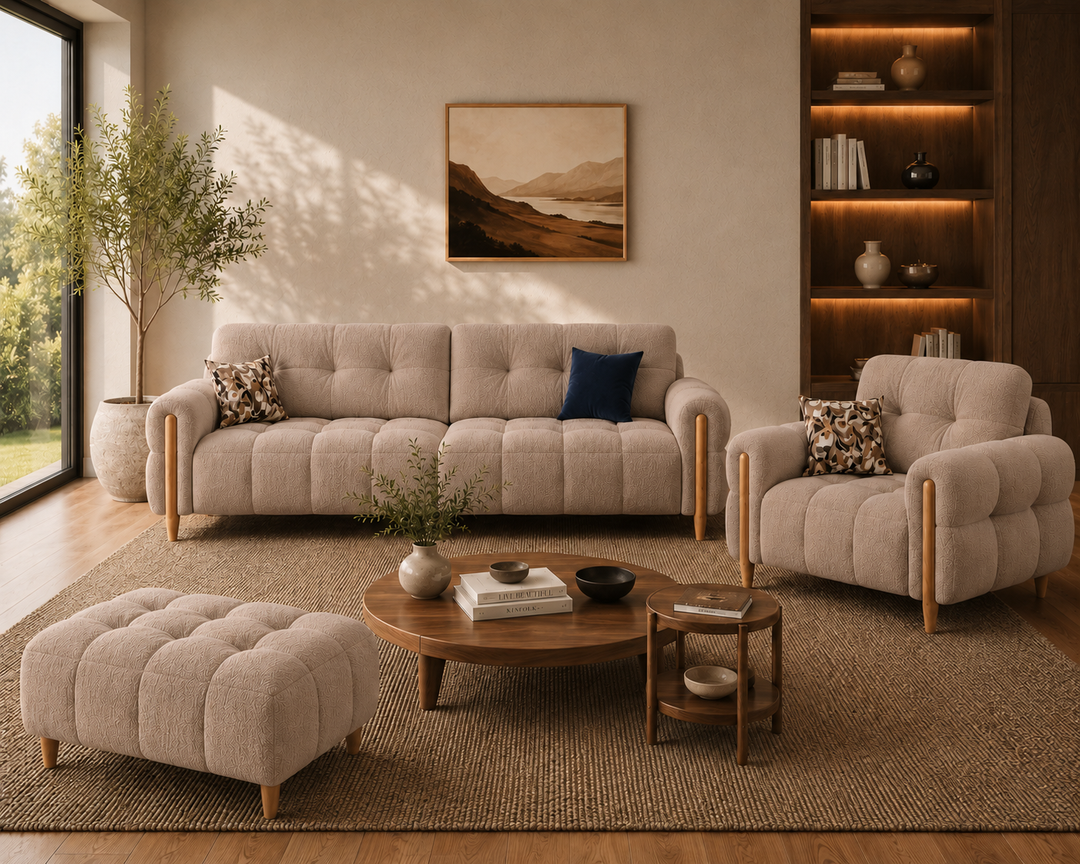 Westbury 3-Seater Sofa (Beige)