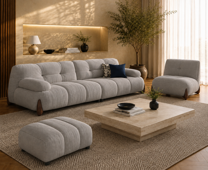 Langford 3-Seater Sofa (Grey)