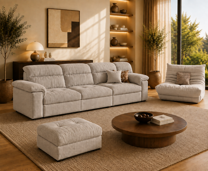 Hawthorne 3-Seater Sofa (Grey)