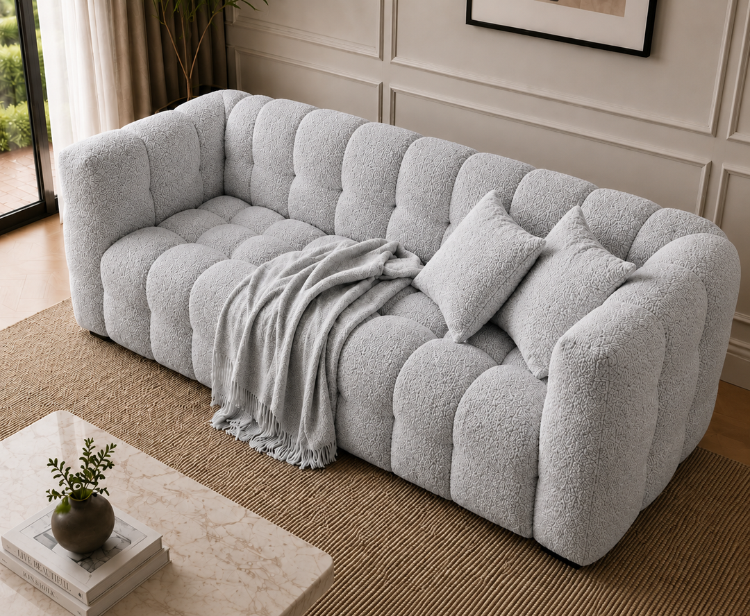 Davenport 3-Seater Sofa (Grey)
