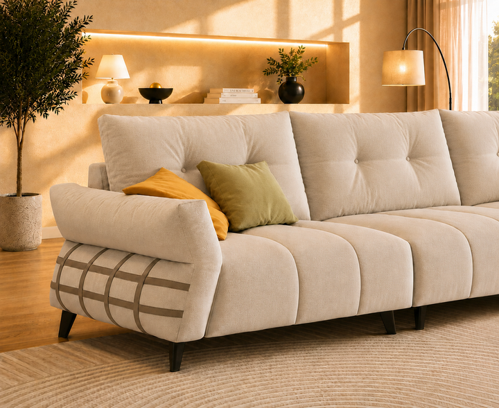 Kensington 3-Seater Sofa (Grey)