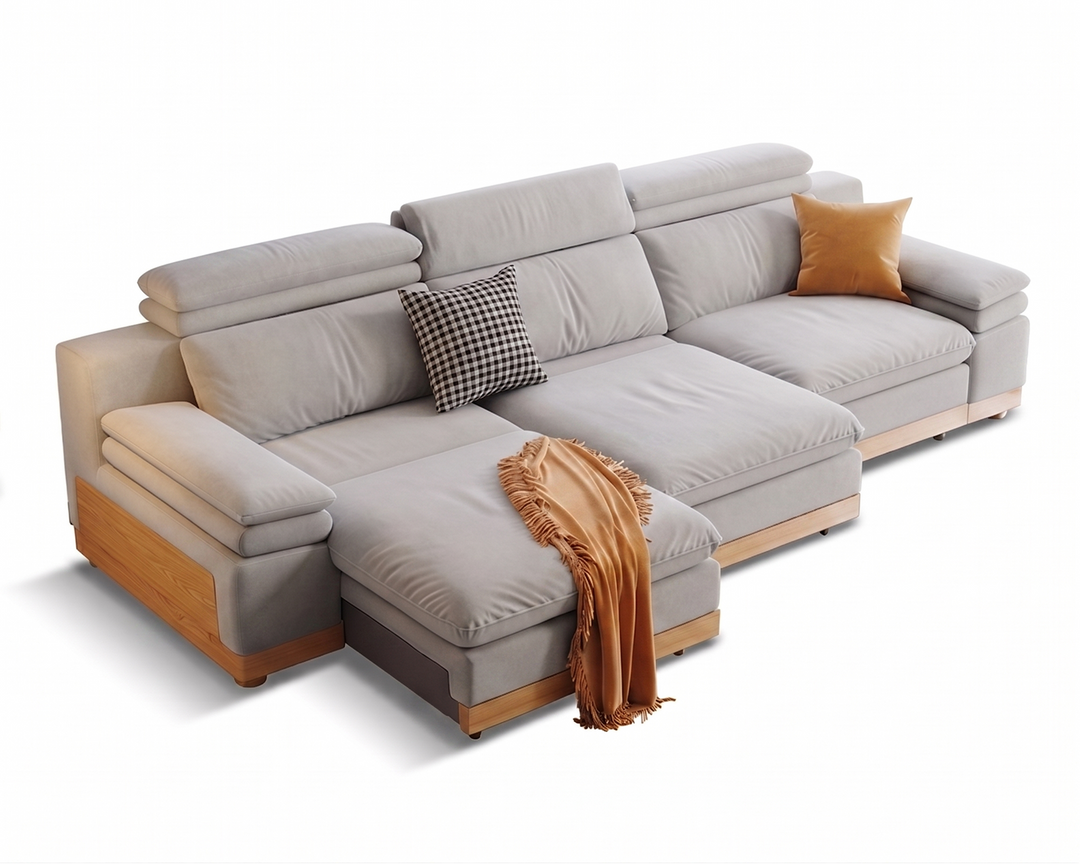 Stratford Recliner Sofa (Grey)