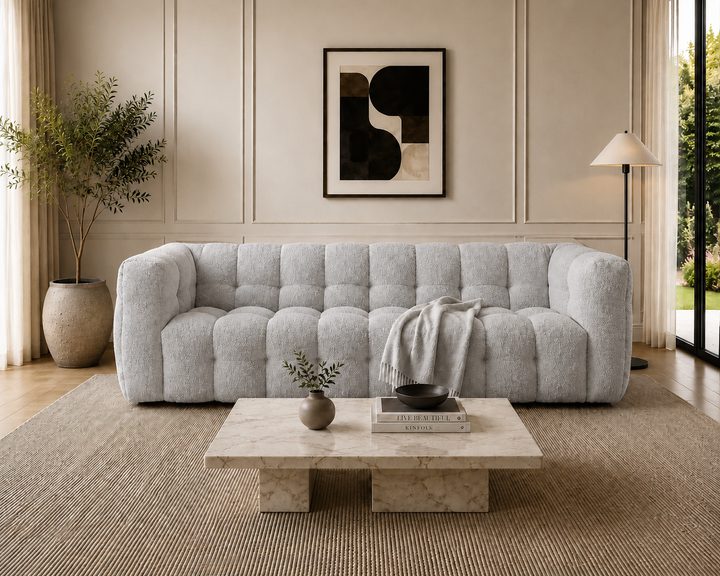 Davenport 3-Seater Sofa (Grey)