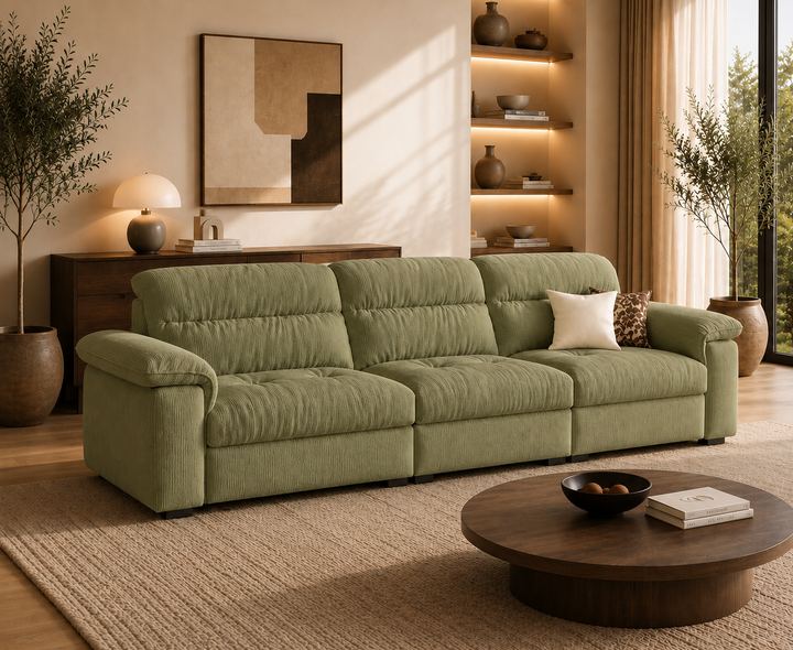 Hawthorne 3-Seater Sofa (Olive Green)