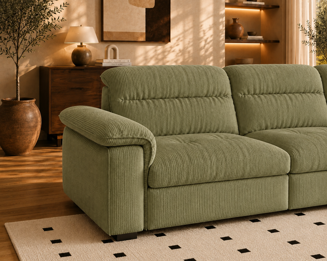 Hawthorne 3-Seater Sofa (Olive Green)