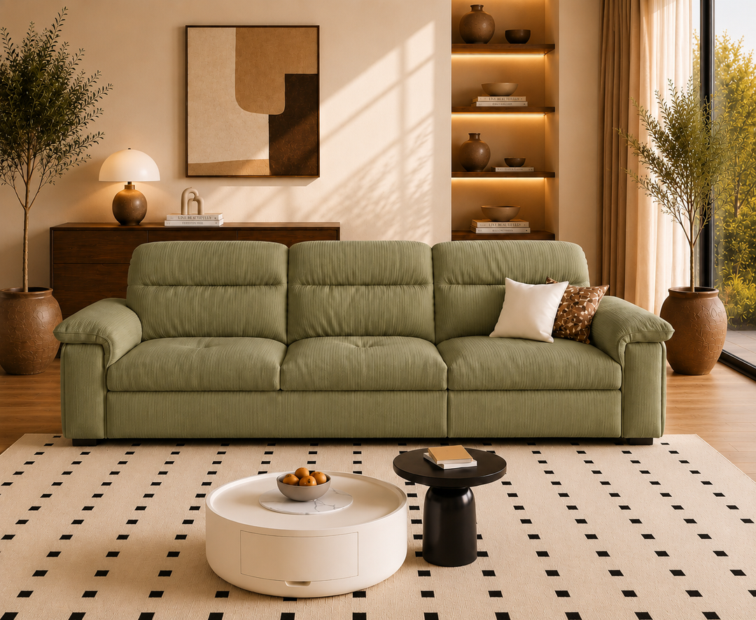 Hawthorne 3-Seater Sofa (Olive Green)