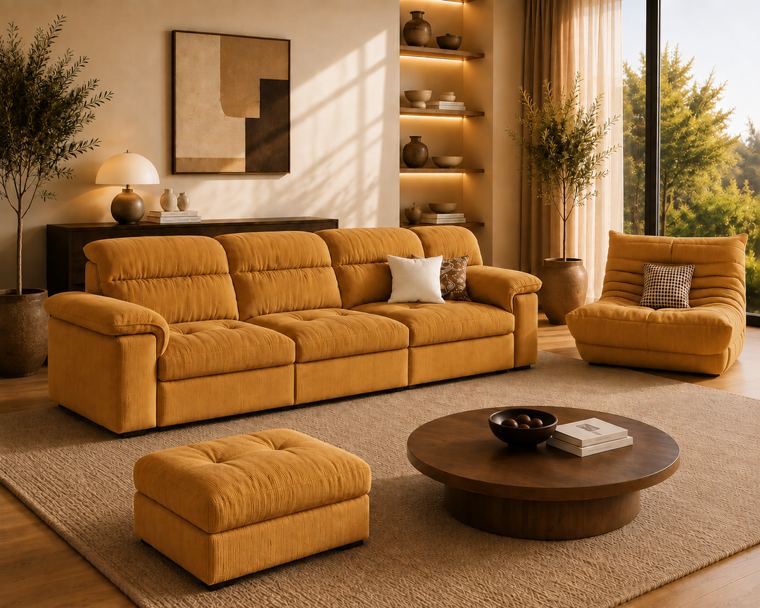 Hawthorne 3-Seater Sofa (Tan Brown)