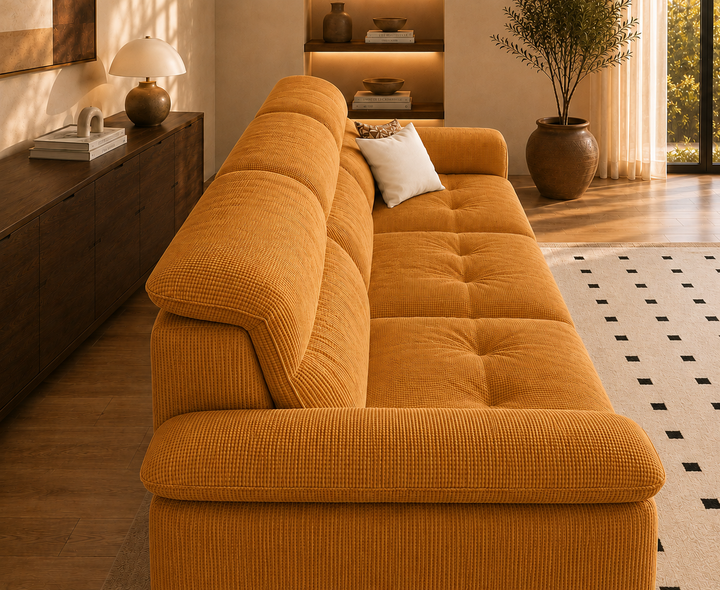 Hawthorne 3-Seater Sofa (Tan Brown)