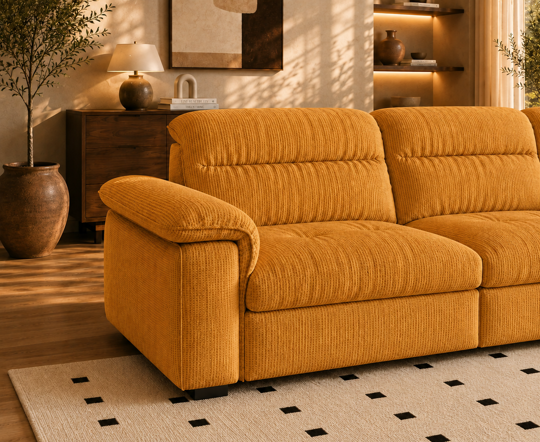 Hawthorne 3-Seater Sofa (Tan Brown)