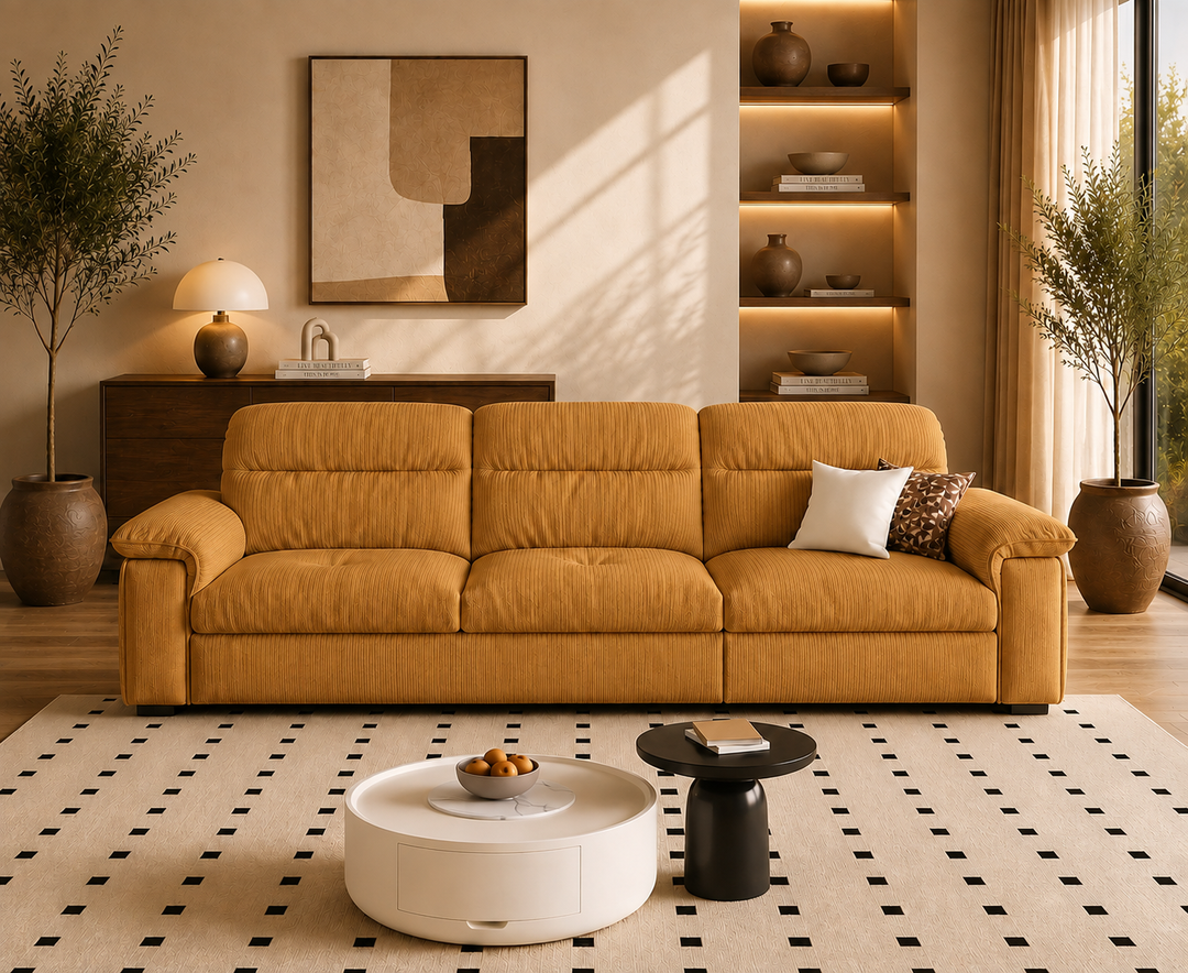Hawthorne 3-Seater Sofa (Tan Brown)