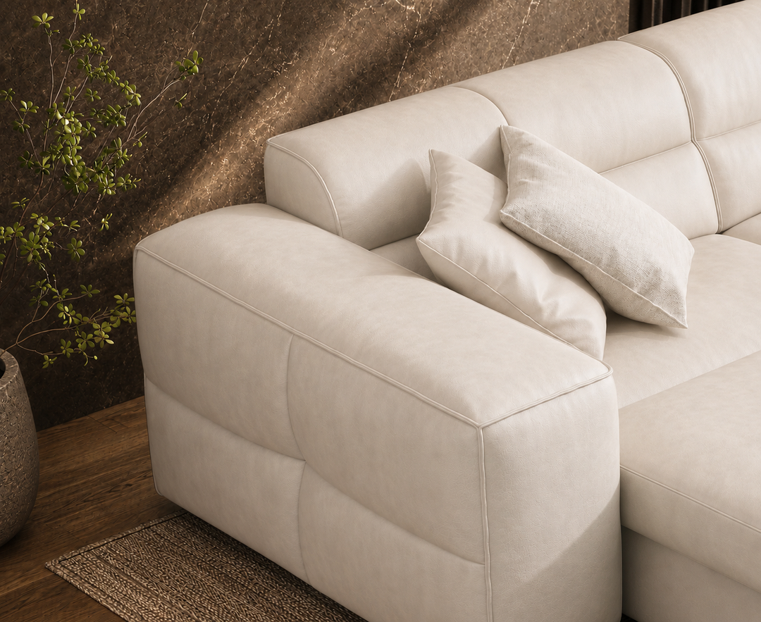 Montford Recliner Sofa (White)