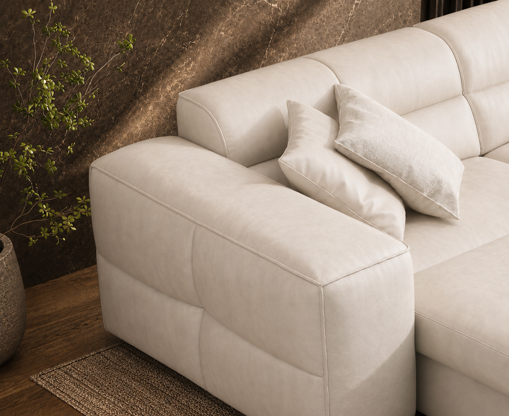 Montford Recliner Sofa (White)